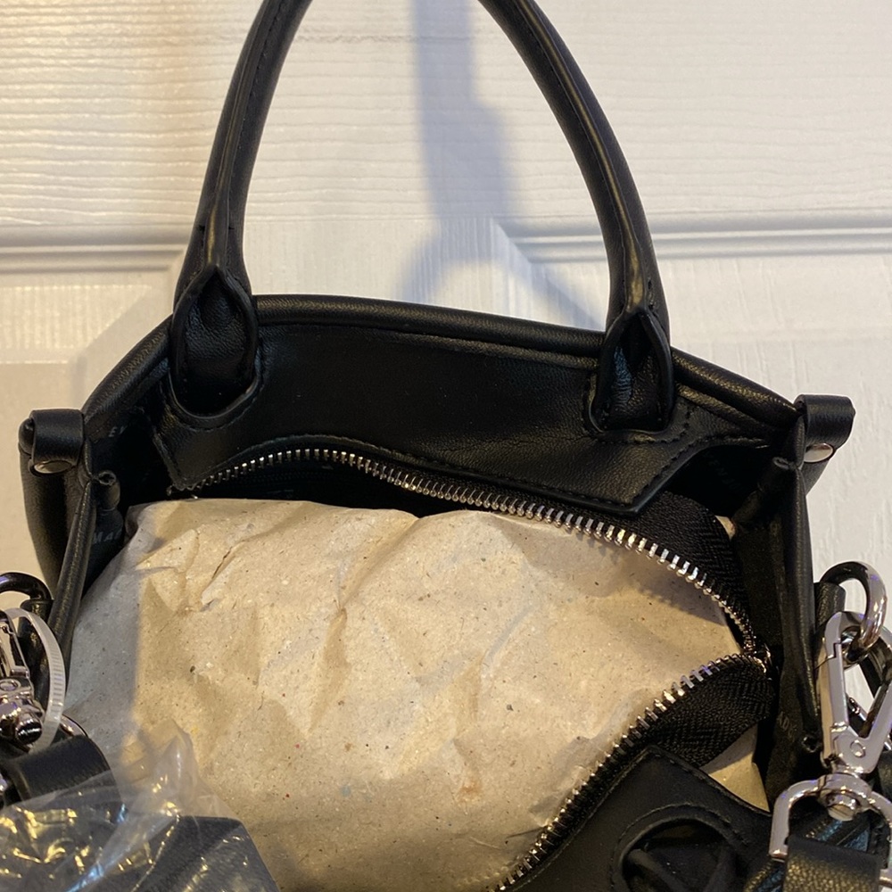 BNWT Steve Madden Bniko-D Denim Satchel Bag - Picture 4 of 8